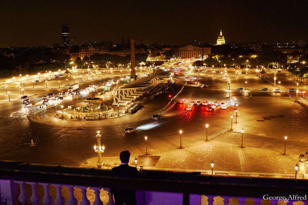 Vue depuis la terrasse de l'Automobile Club de France