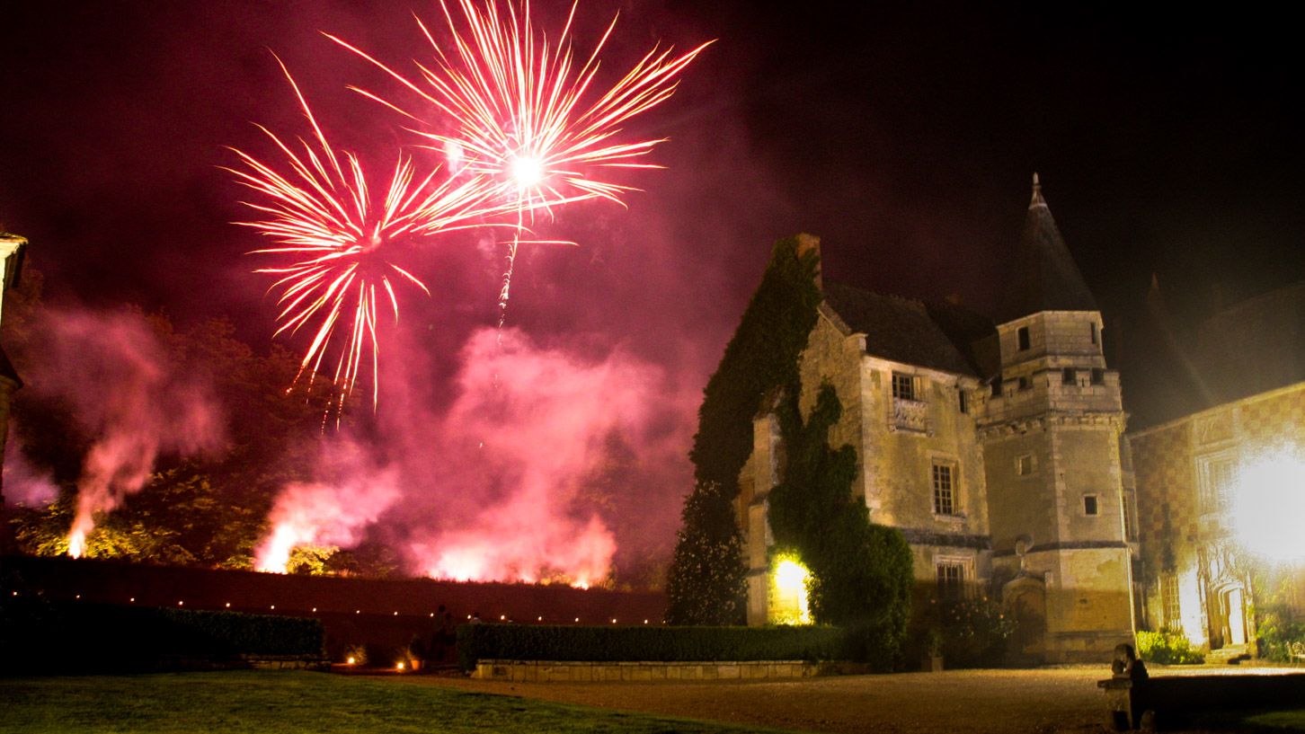 Feu d'artifice au Château d'Alincourt