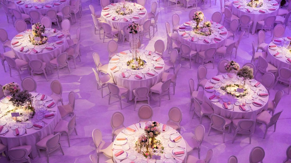 Décoration pour un mariage au Pavillon Cambon Paris