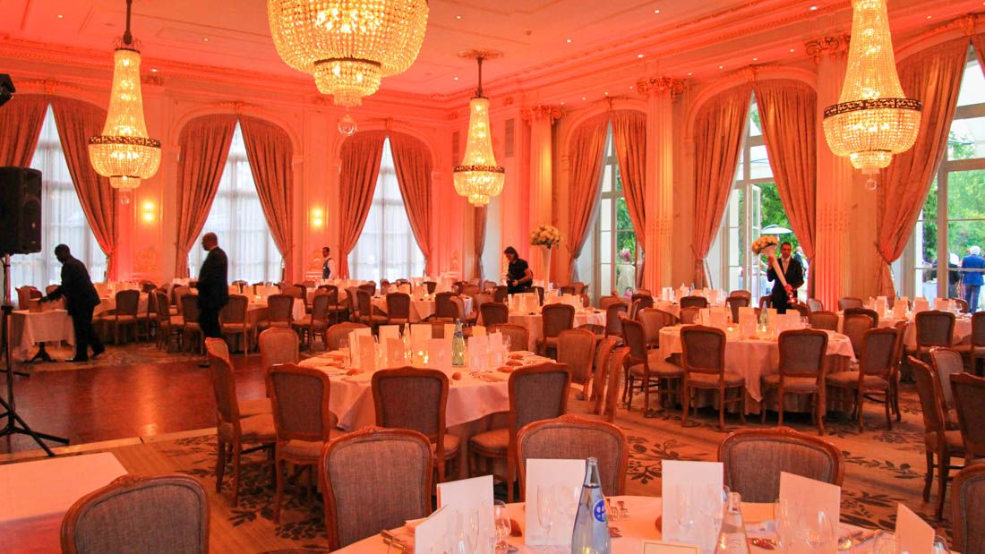 Soirée mariage à l'Hôtel Trianon Palace Versailes