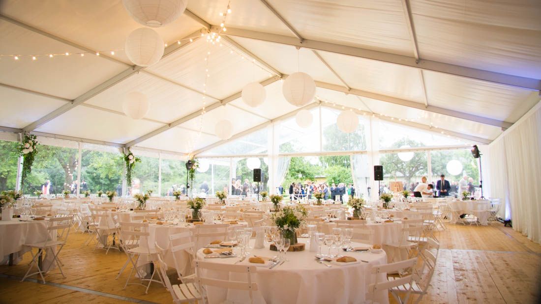 Tente pour une soirée de mariage en Normandie