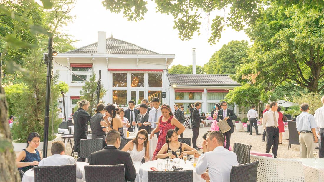 Sonorisation d'un cocktail au Chalet des Iles Daumesnil à Paris