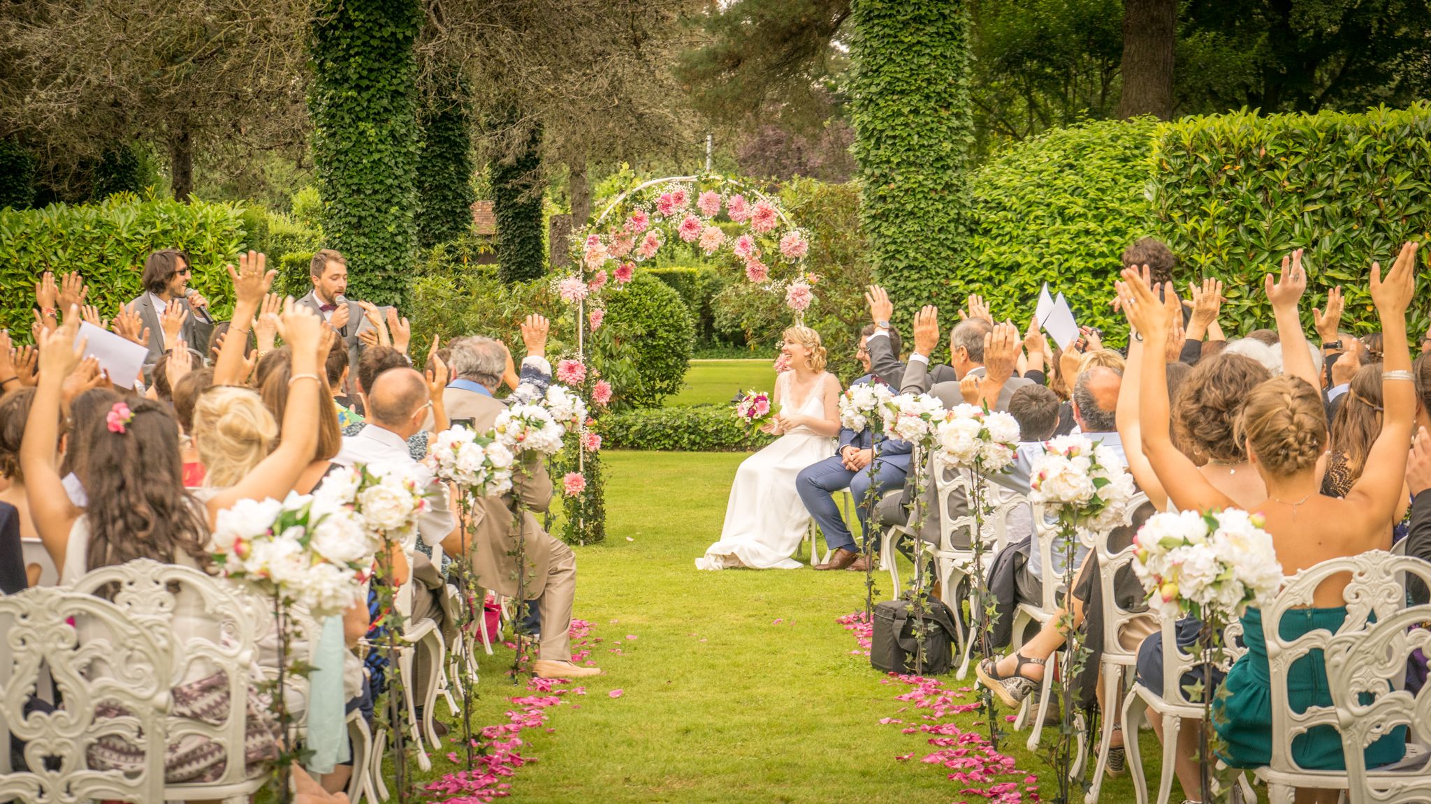 Cérémonie de mariage à la Catrache