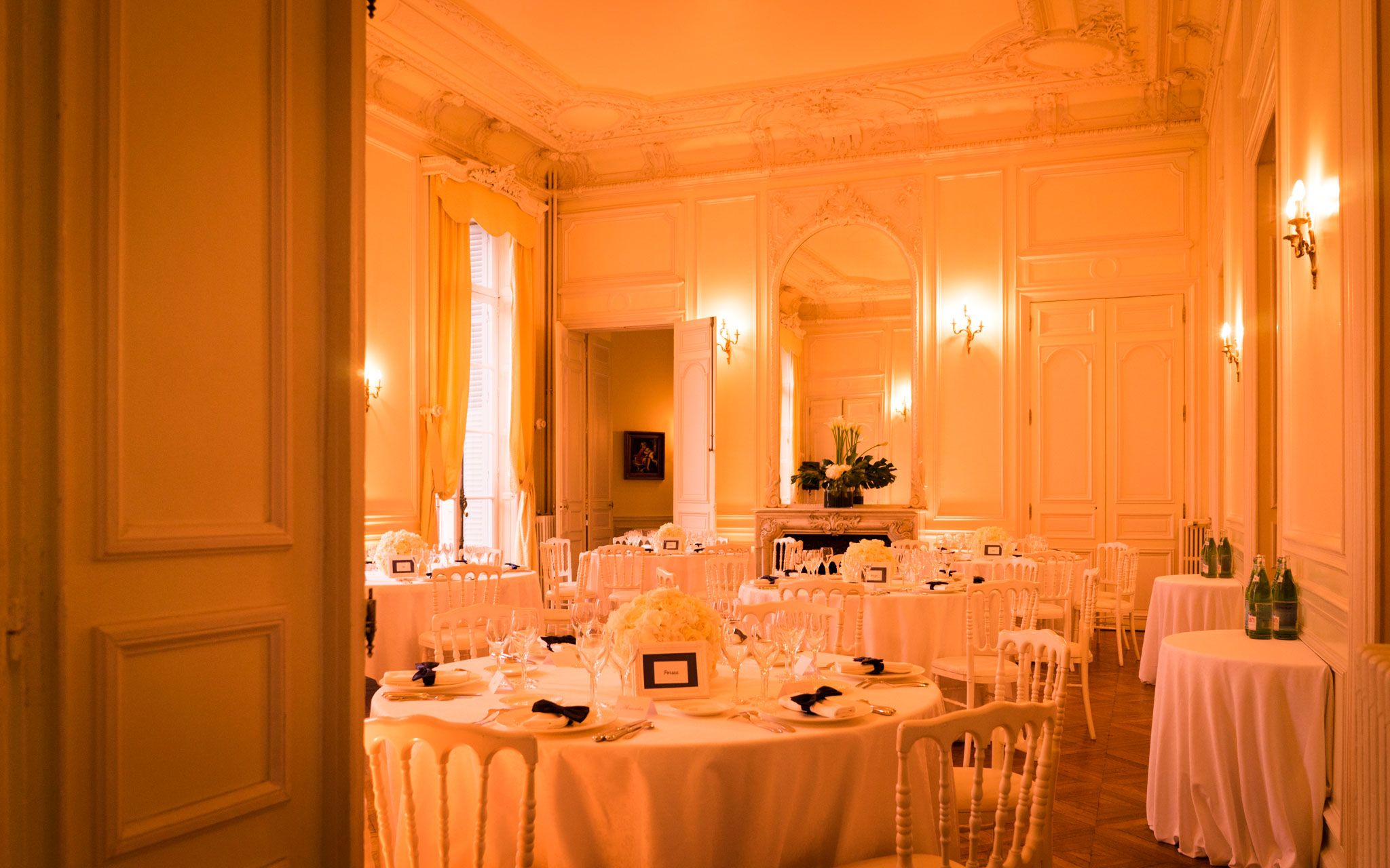 Salle de mariage au Château de Santeny